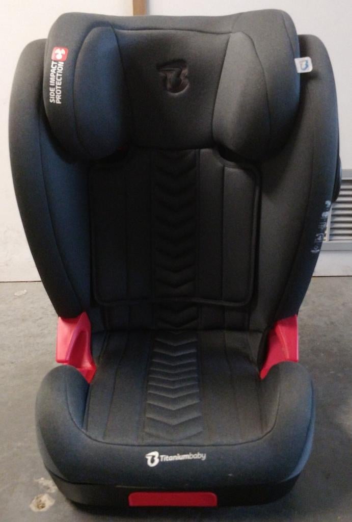 Autostoel grijs-rood Titaniumbaby I Safety group II, III, Kinderen en Baby's, Autostoeltjes, Zo goed als nieuw, Overige merken