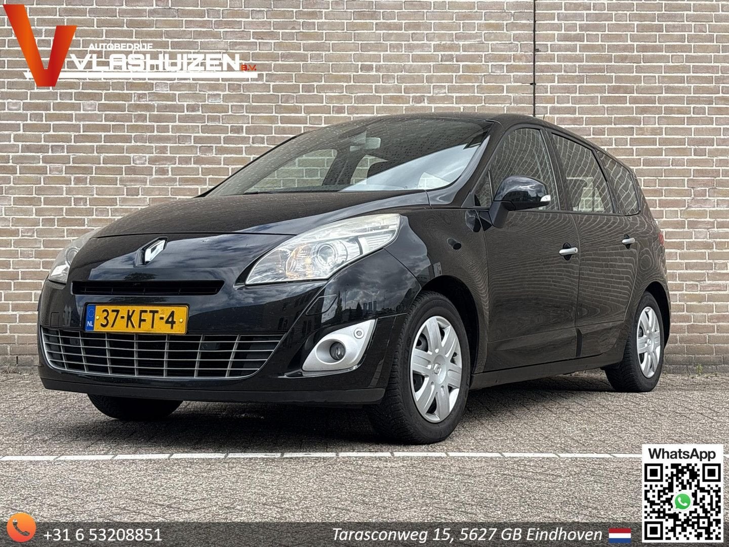 Renault Grand Scenic 1.4 TCe Dynamique | Climate | Cruise |, Auto's, Renault, Monovolume, Zwart, Zwart, Bedrijf