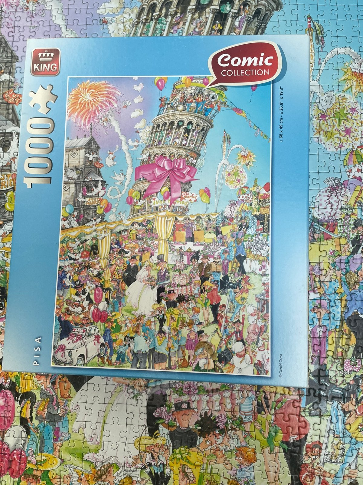 Comic puzzle ‘ Pisa ‘, Enlèvement ou Envoi, Comme neuf