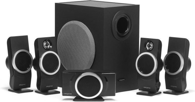 Creative Inspire T6100 5.1 surround set, Ophalen, Gebruikt, Audiokanaal 5.1, Creative