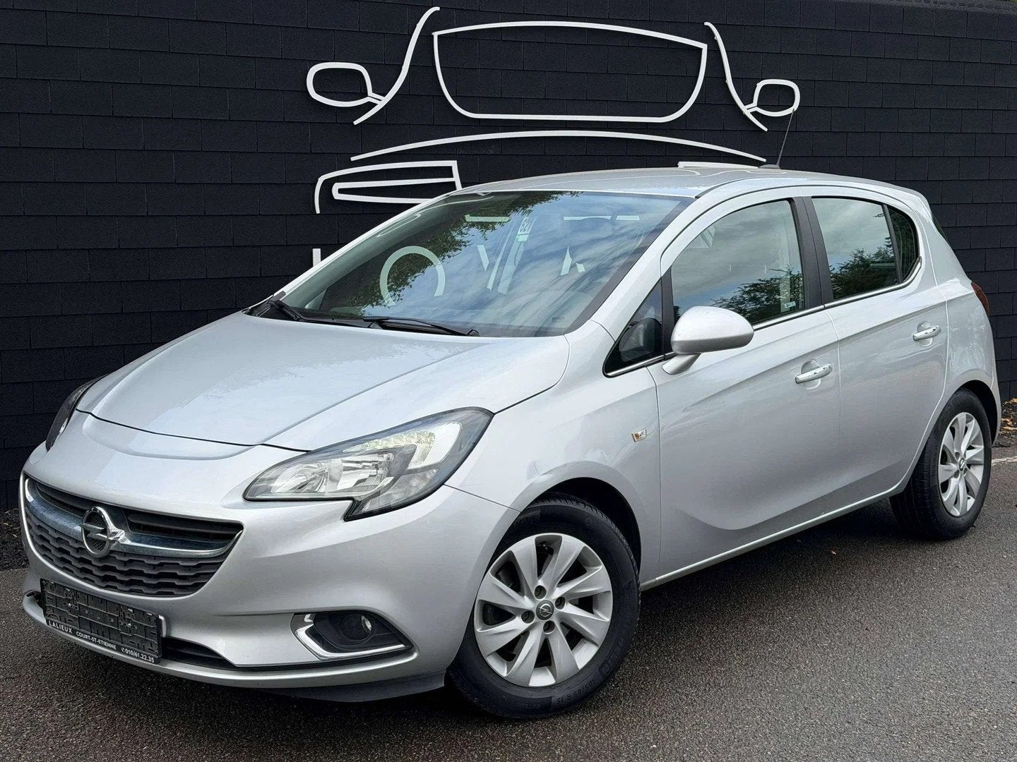 Opel Corsa 1.0+AIRCO+ECRAN+SEMI-CUIR+JANTES+EURO 6B, Autos, Opel, Argent ou Gris, Achat, 998 cm³, Euro 6