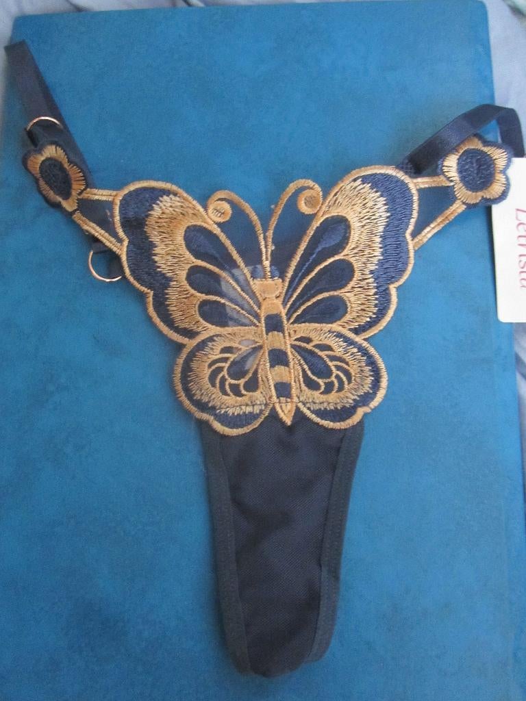String sexy en forme de papillon bleu/vert (NOUVEAU), Vêtements | Femmes, ANDERE, Enlèvement ou Envoi, Bleu, String