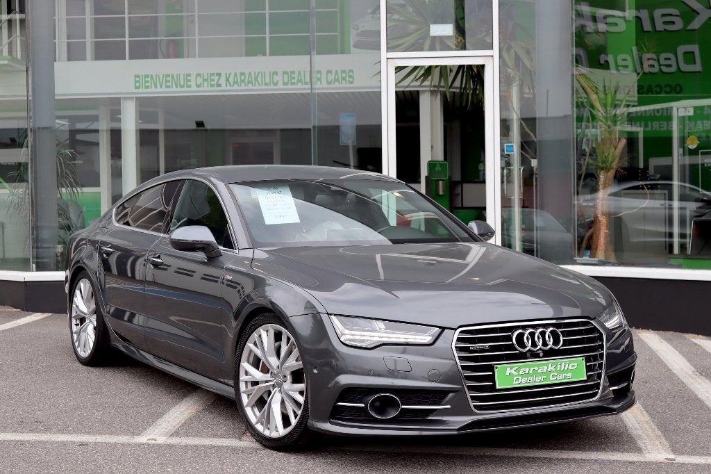 AUDI A7 SPORTBACK 3.0BI-TDI 320CV QUATTRO S-LINE FULL, Autos, Argent ou Gris, Achat, Entreprise, Entretenue par le concessionnaire