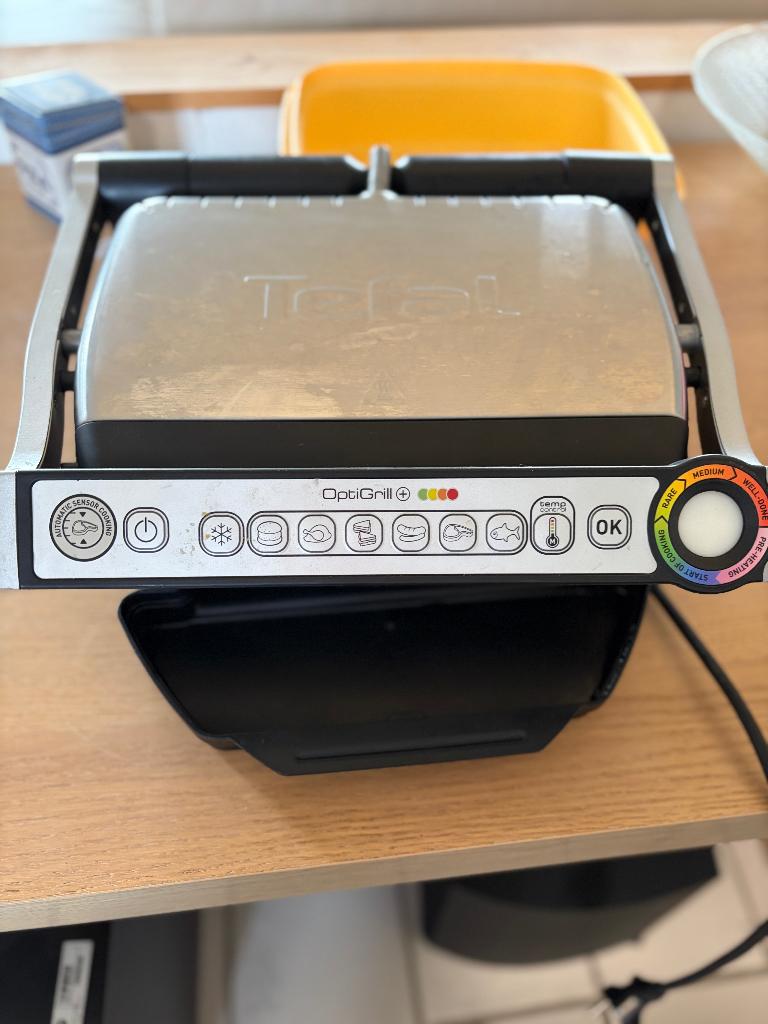 Tefal Optigrill+, Ophalen, Uitneembare platen, Zo goed als nieuw