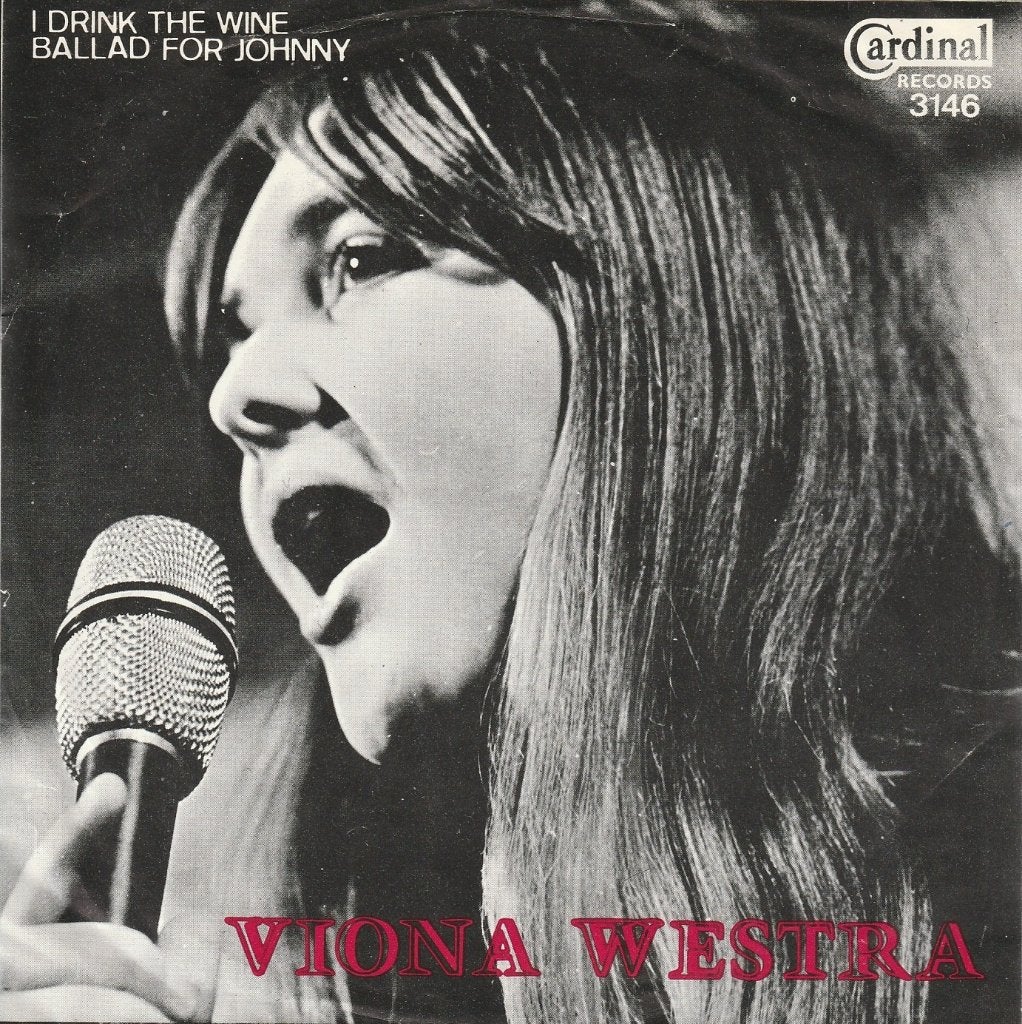 Viona Westra - I drink the wine - Belpop, CD & DVD, Vinyles Singles, 7 inch, Comme neuf, Pressage original, Rock et Metal