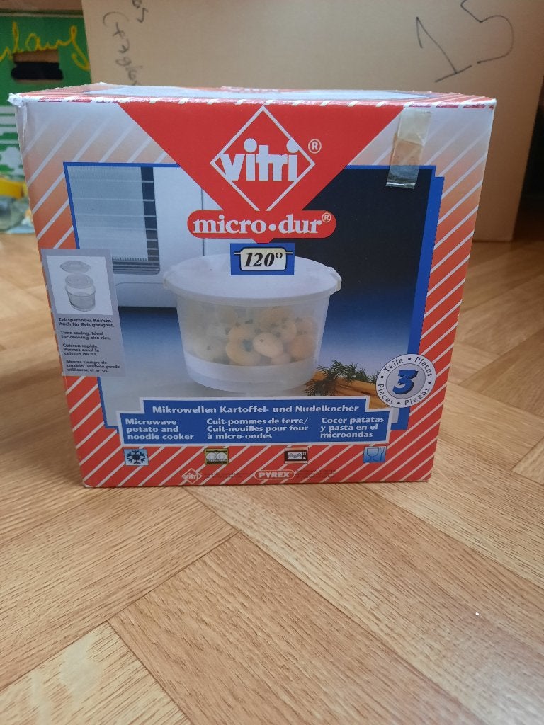 nieuw set kookpot voor de microgolfoven te koken "Vitro", Maison & Meubles, Cuisine | Vaisselle, Enlèvement ou Envoi, Neuf