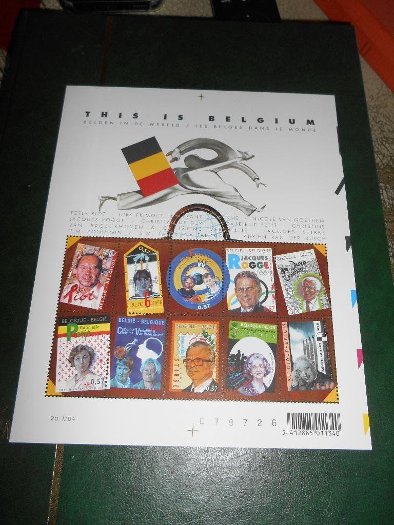 Feuillet de 10 Timbres Belge This is Belgium, Timbres & Monnaies, Timbres | Europe | Belgique, Enlèvement ou Envoi