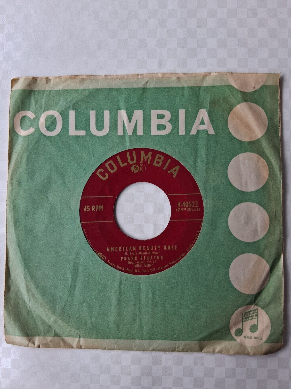 Frank Sinatra 45 toeren, Gebruikt, Overige genres, 7 inch, Ophalen of Verzenden
