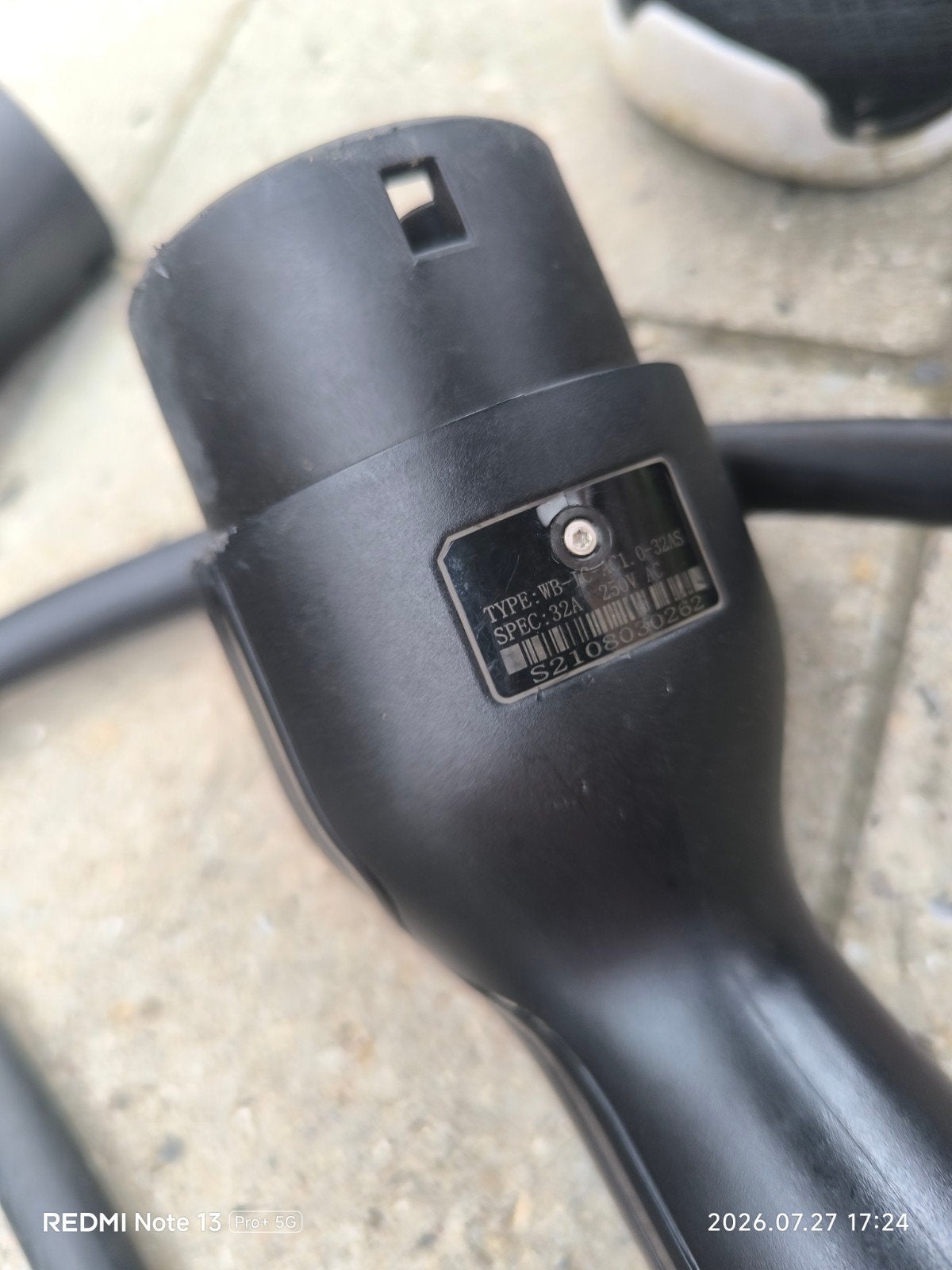 EV laadkabel 7.4KW, Enlèvement
