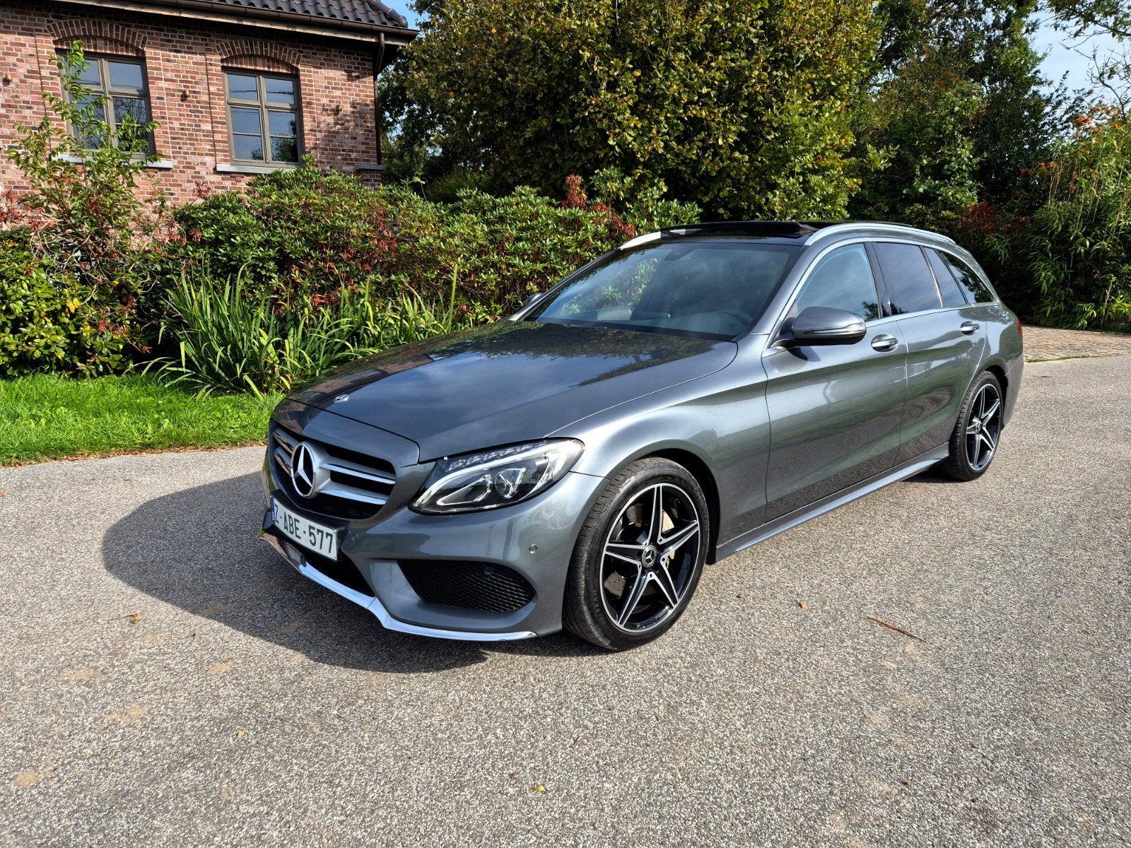 MERCEDES CLASSE C | 220d | PACK AMG | PANODAK, Autos, Cuir, Argent ou Gris, Achat, Euro 6