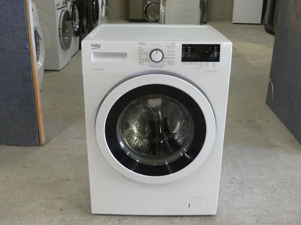 Wasmachine Beko 7 Kg A+++ 1400 T met 3 mnd garantie, Ophalen, Zo goed als nieuw, Voorlader, 85 tot 90 cm