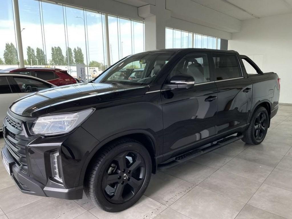 SsangYong MUSSO E-XDI Blackline 4WD AUT / BTW Aftrekbaar /, Autos, SsangYong, Achat, Euro 6, Musso, Noir