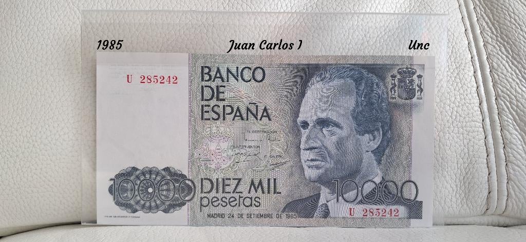 Espagne 10 000 pesetas, Envoi, Autres pays, Billets en vrac
