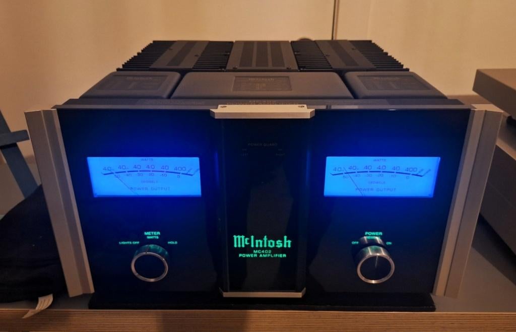 MC402 McIntosh in absolute topstaat, Audio, Tv en Foto, Versterkers en Ontvangers, Nieuw, 120 watt of meer, Stereo, Ophalen