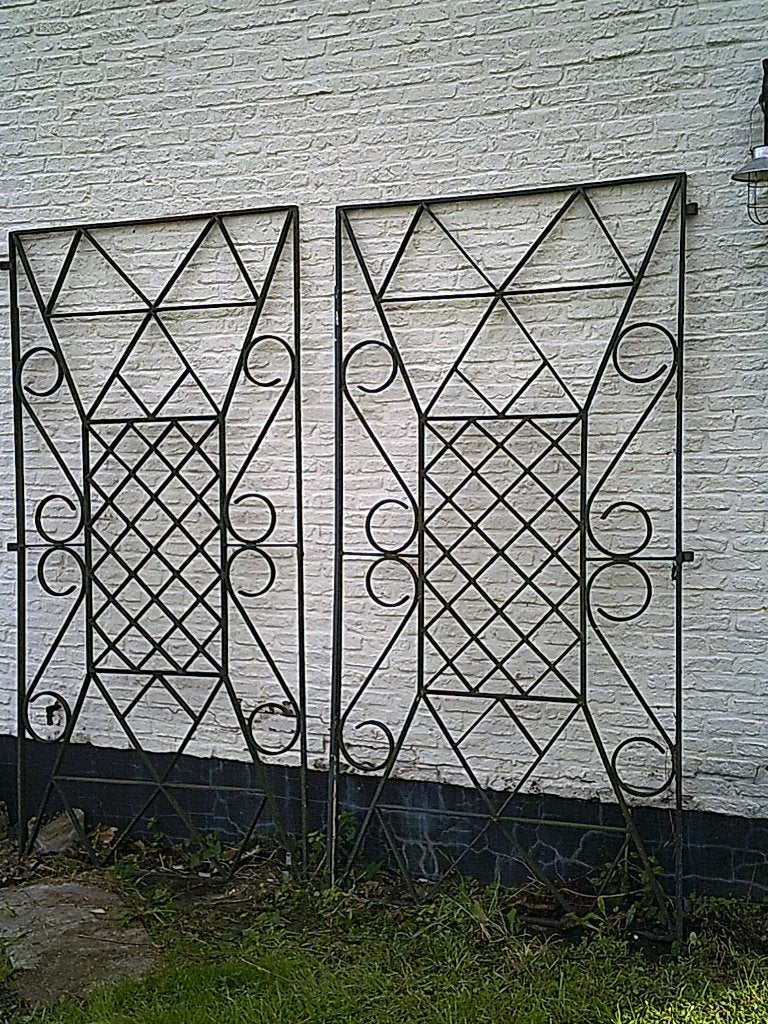 metalen hekken, Tuin en Terras, Ophalen, Gebruikt