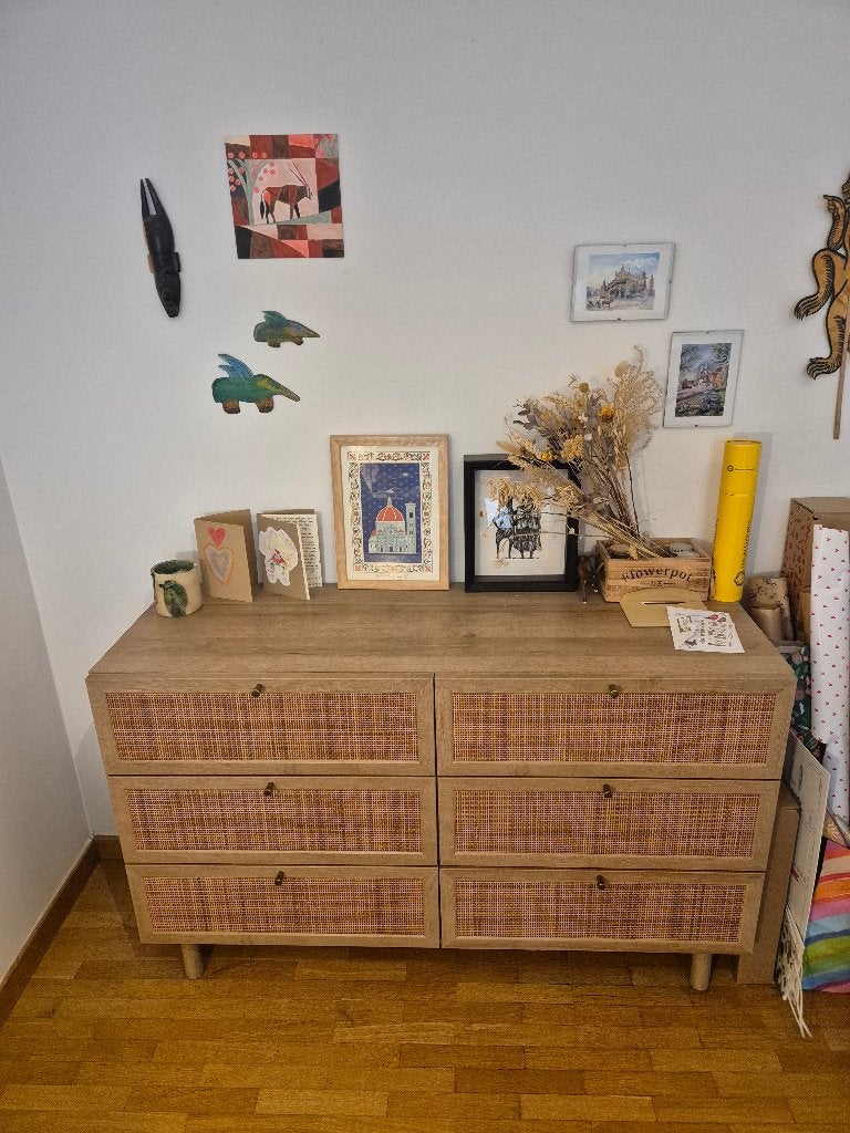 Meible commode en bois, Maison & Meubles, 25 à 50 cm, 5 tiroirs ou plus, Moins de 100 cm, Comme neuf