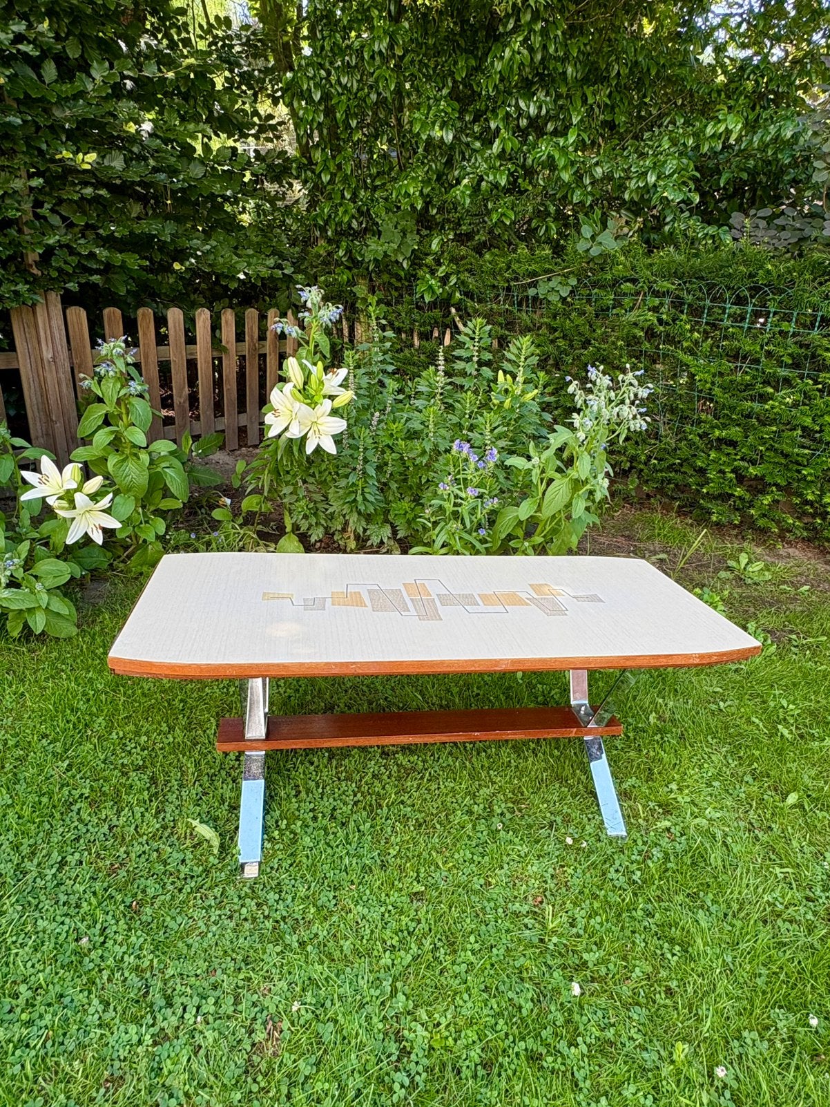 Retro salontafel, Huis en Inrichting, Tafels | Salontafels, Ophalen of Verzenden, Gebruikt