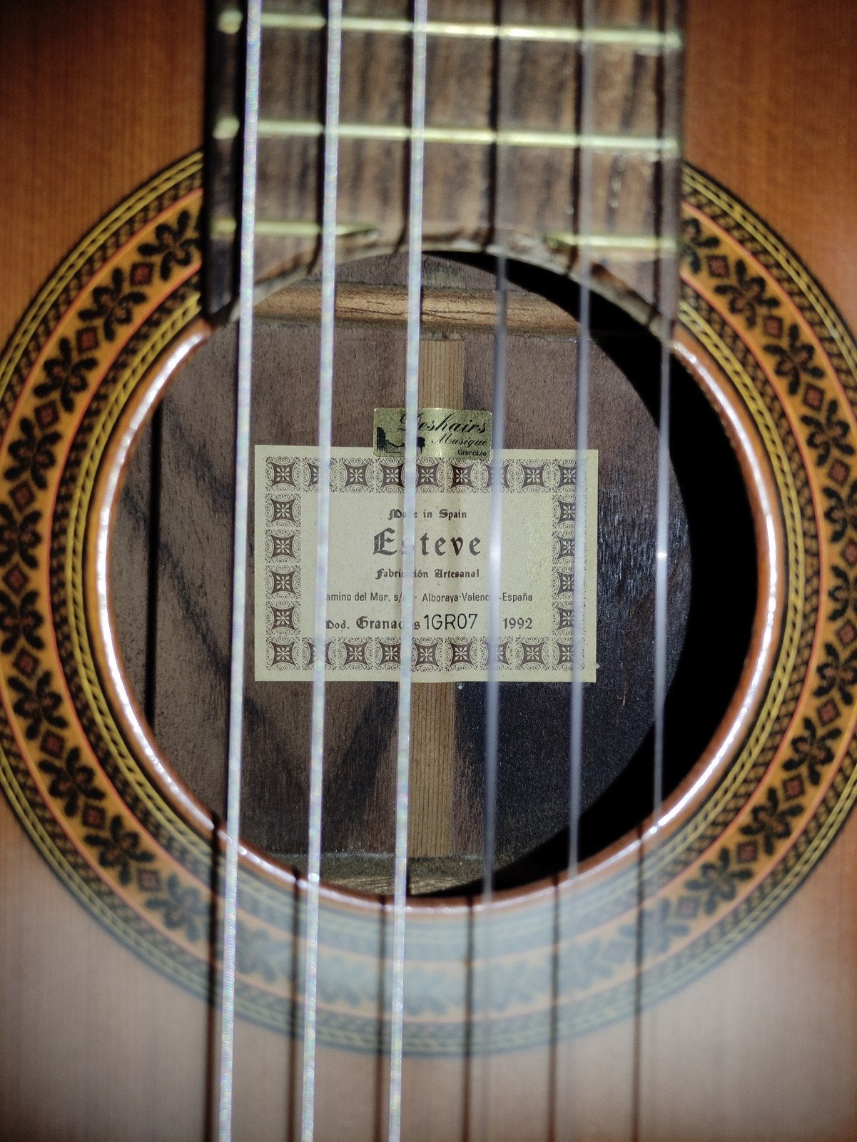 Esteve Granados 1 gr 07 de 1992, Musique & Instruments