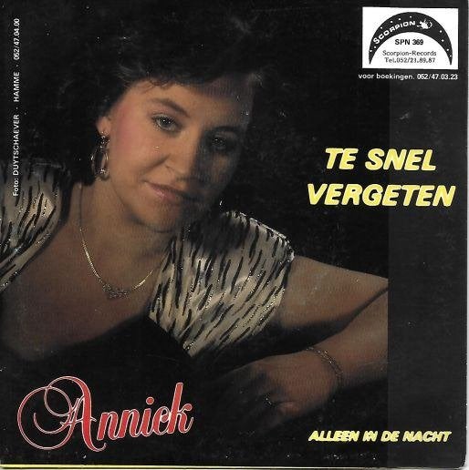 annick - te snel vergeten, Ophalen of Verzenden