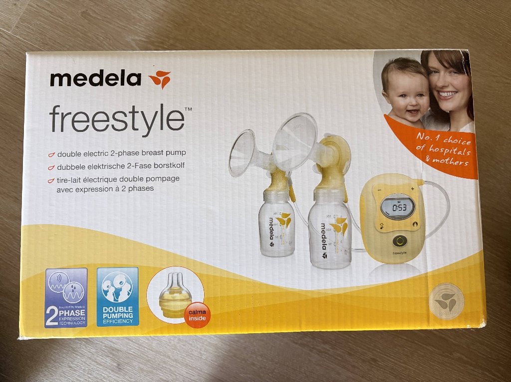 Kolftoestel Medela Freestyle + tal van accessoires, Ophalen, Inclusief tas, Gebruikt, Medela
