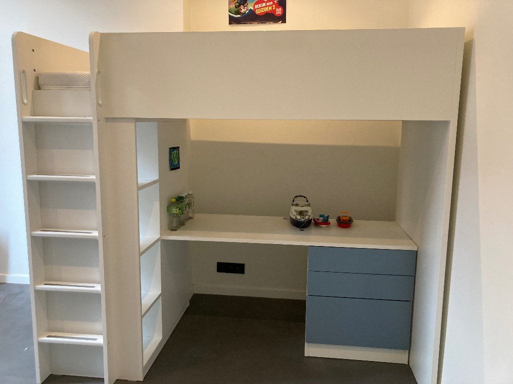 lit mezzanine avec bureau Smastad/IKEA, Maison & Meubles, Enlèvement, Utilisé, Lit mezzanine