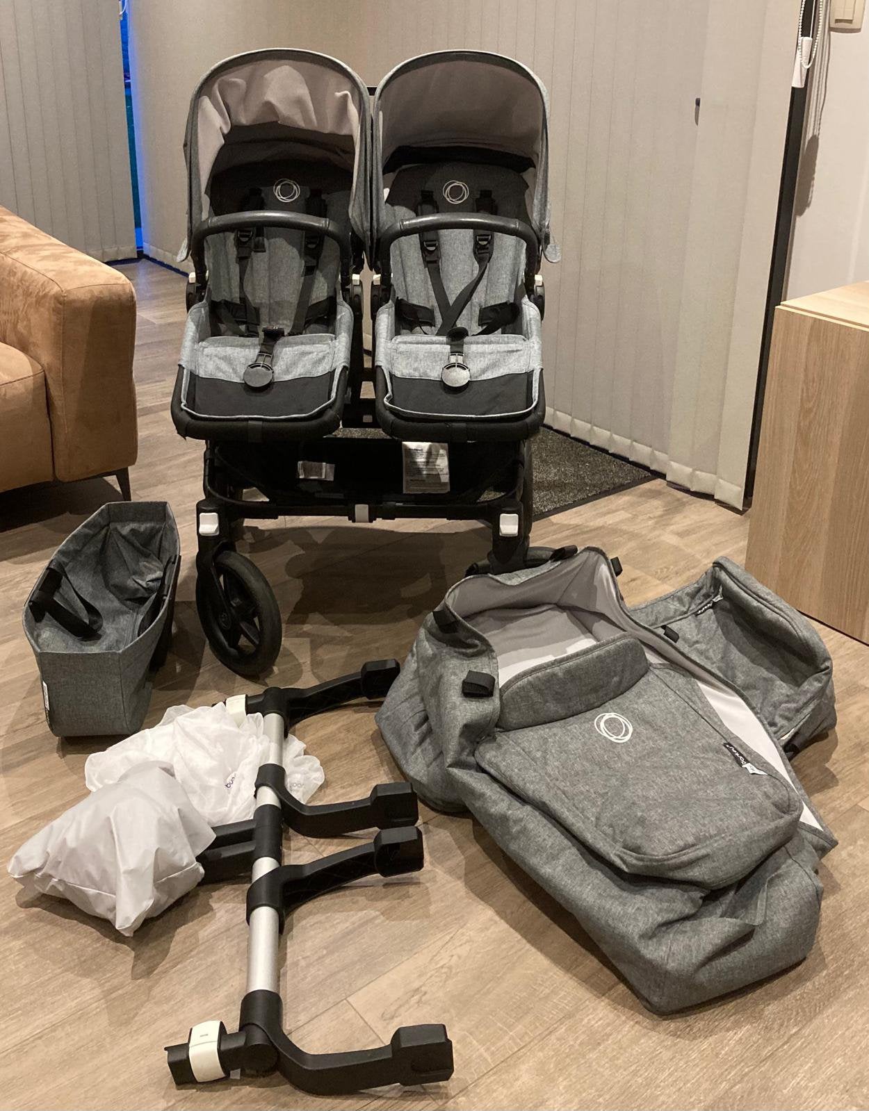 Duo Bugaboo Donkey 3, Enfants & Bébés, Poussettes & Combinaisons, Comme neuf, Bugaboo, Enlèvement