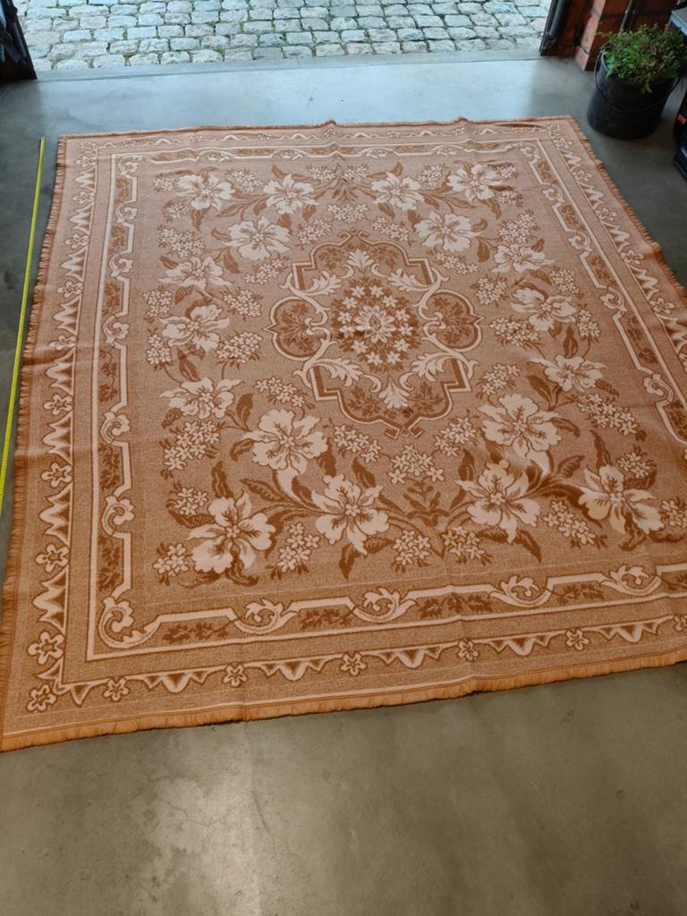 Bruin/beige wollen deken 2-persoons, Ophalen, Beige, Tweepersoons, Deken of Dekbed