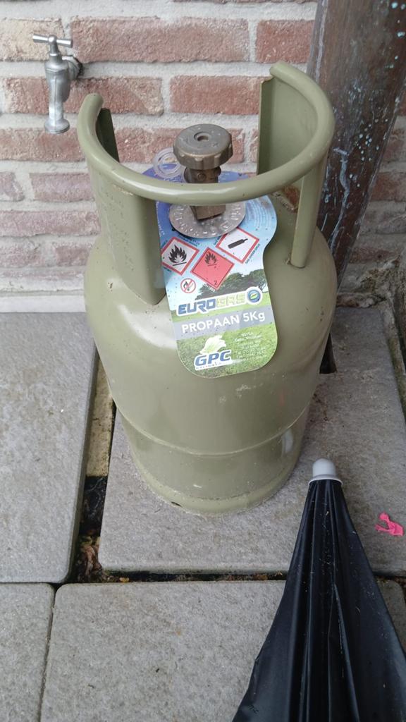 Gas propaan, Tuin en Terras, Tuinwanddecoratie, Ophalen, Zo goed als nieuw