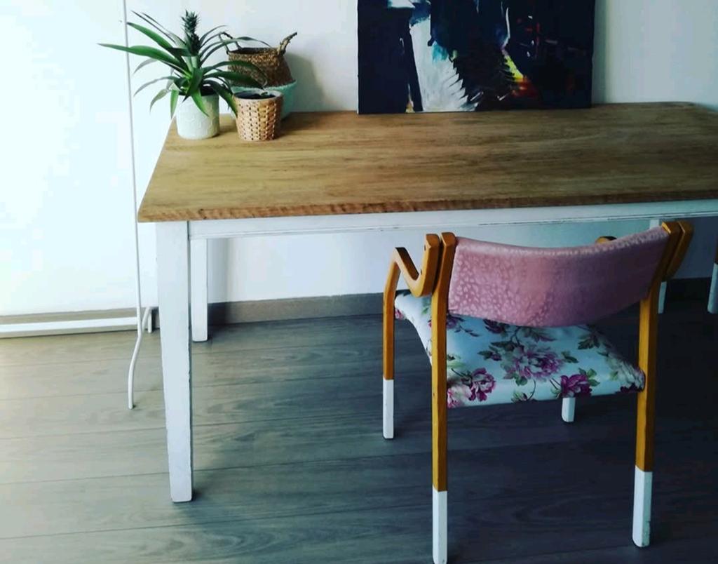 Eetkamertafel brocante, Huis en Inrichting, Ophalen