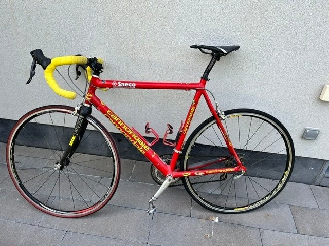 koersfiets, 28 inch, Gebruikt, Velgrem, Aluminium