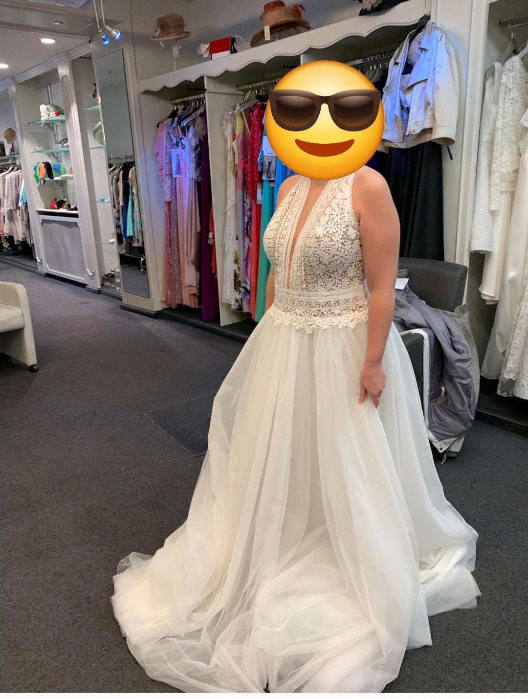 trouwkleed, Ophalen