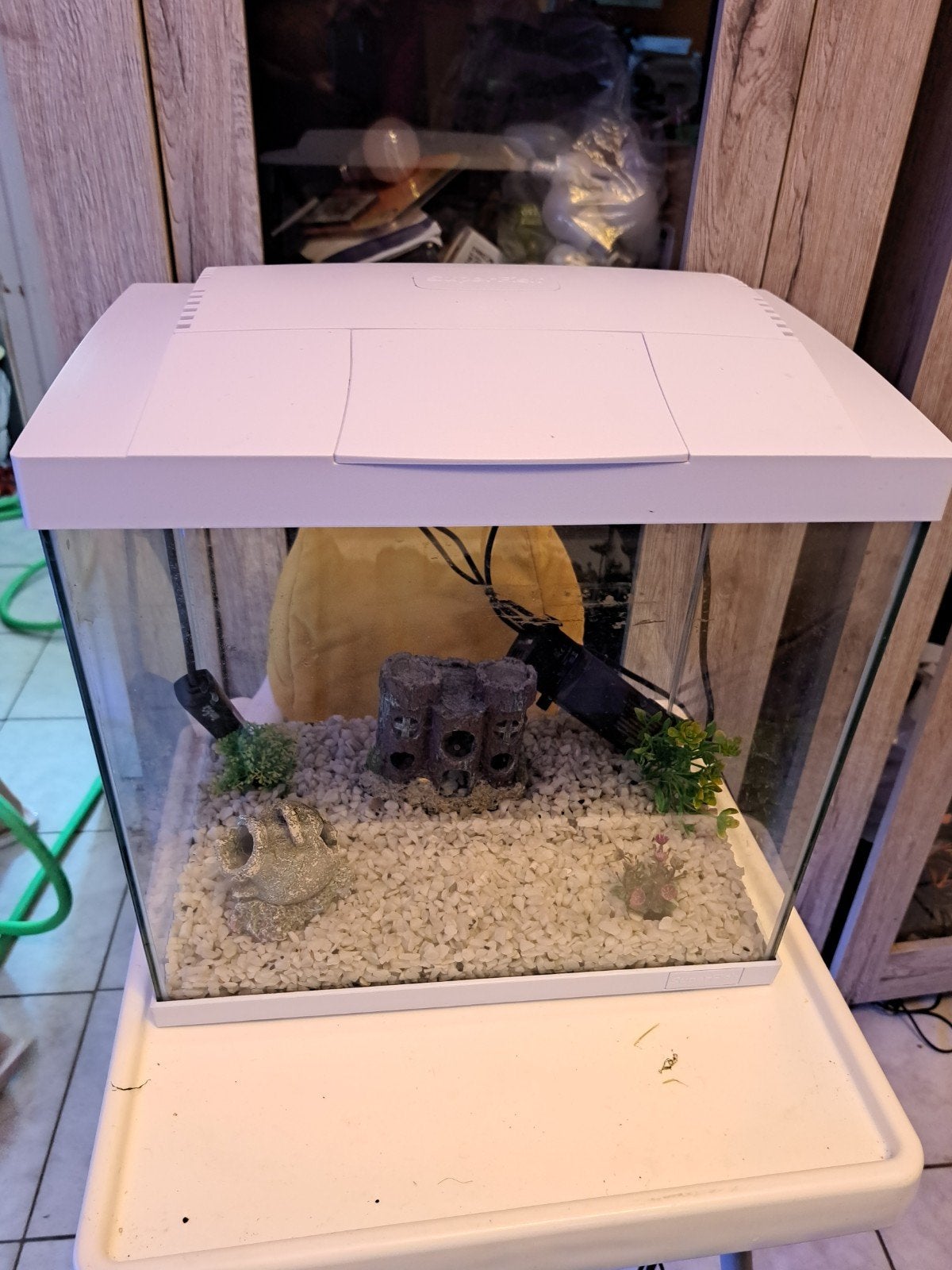 Aquarium complet...35/34/22, Enlèvement, Chauffage, Utilisé