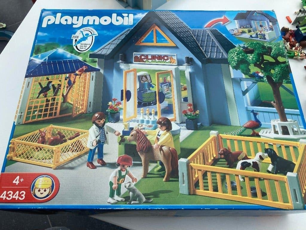 Playmobil 4343 dierenkliniek - in originele doos, Enfants & Bébés, Enlèvement ou Envoi, Comme neuf, Kit complet
