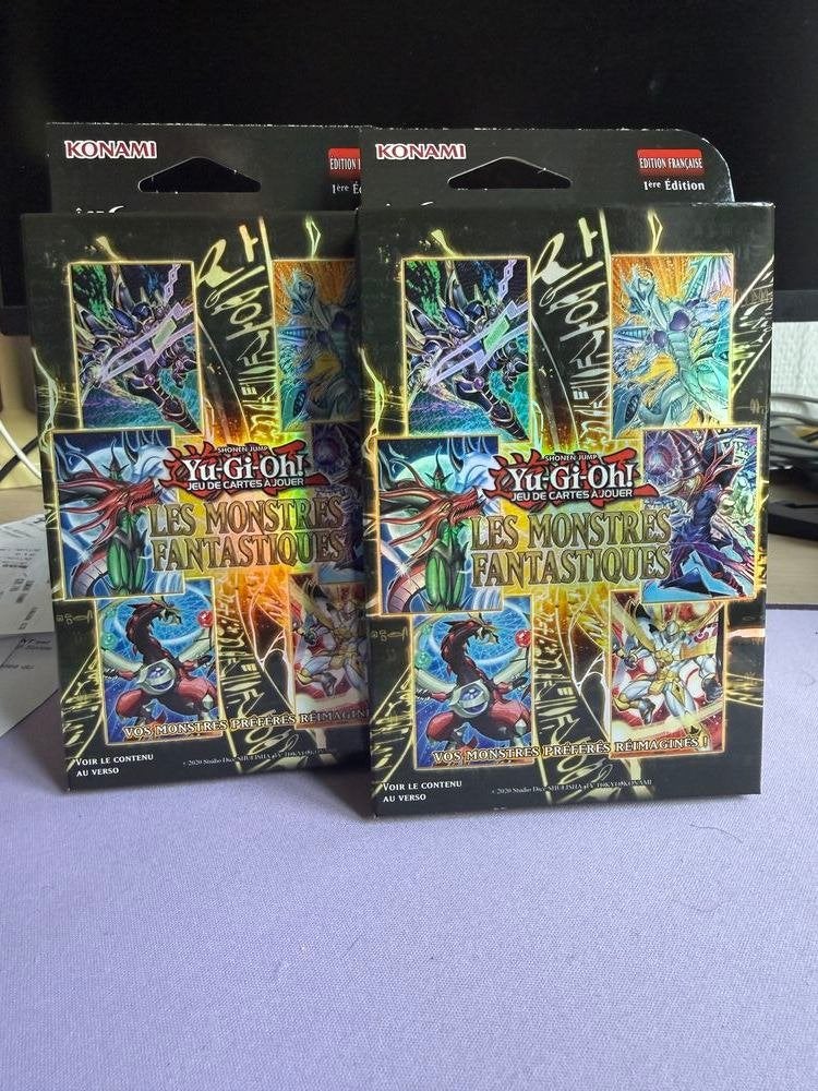 Lot 2 Yu-Gi-Oh Monstres Fantastiques Tuckbox 1ere Ed FR, Enlèvement, Neuf, Booster