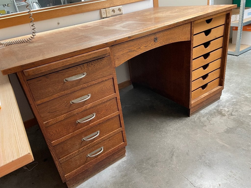 Bureau of hobbytafel, Ophalen, 160 cm, Gebruikt, Hout