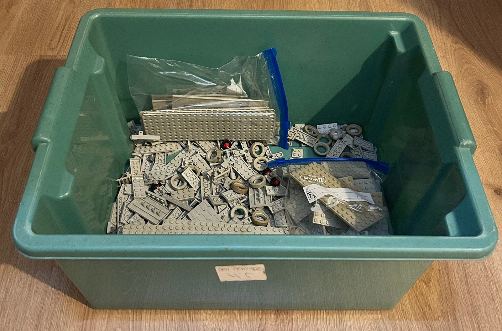 Ca.1,1 KG Grijze LEGO 100% Origineel & Gesorteerd!, Enfants & Bébés, Jouets | Duplo & Lego, Utilisé, Lego, Briques en vrac, Enlèvement ou Envoi