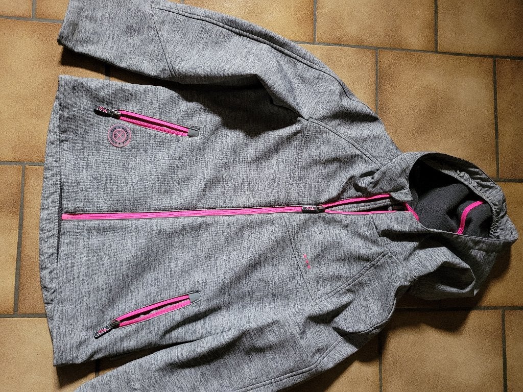 softshell jas regenjas meisje maat 152, C&A, Meisje, Ophalen of Verzenden, Zo goed als nieuw