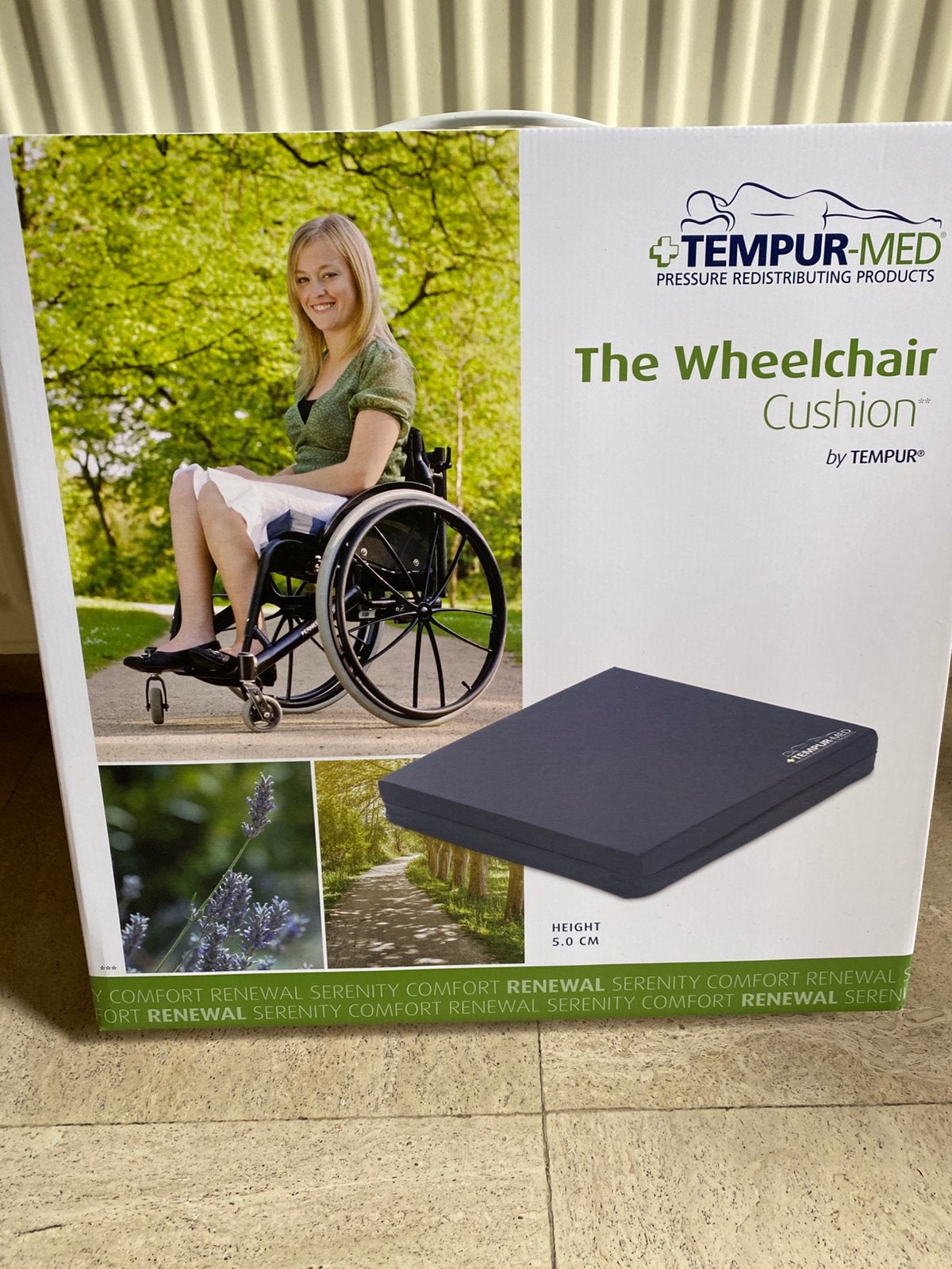 Tempur rolstoelkussen 5cm dikte -nieuw in doos, Divers, Chaises roulantes, Enlèvement, Neuf