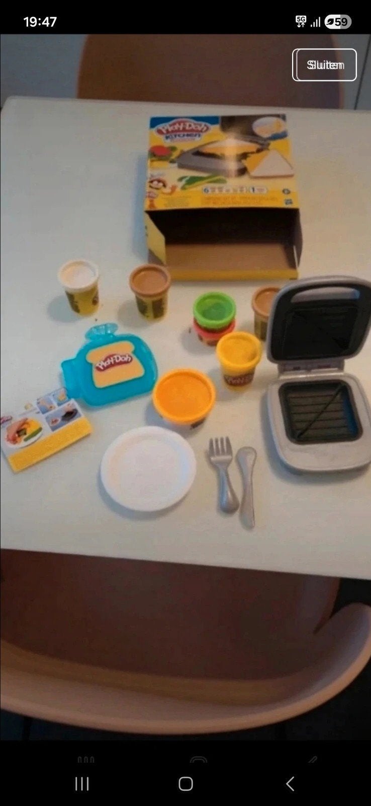 Play-doh croque, Ophalen of Verzenden, Zo goed als nieuw, Knutselen