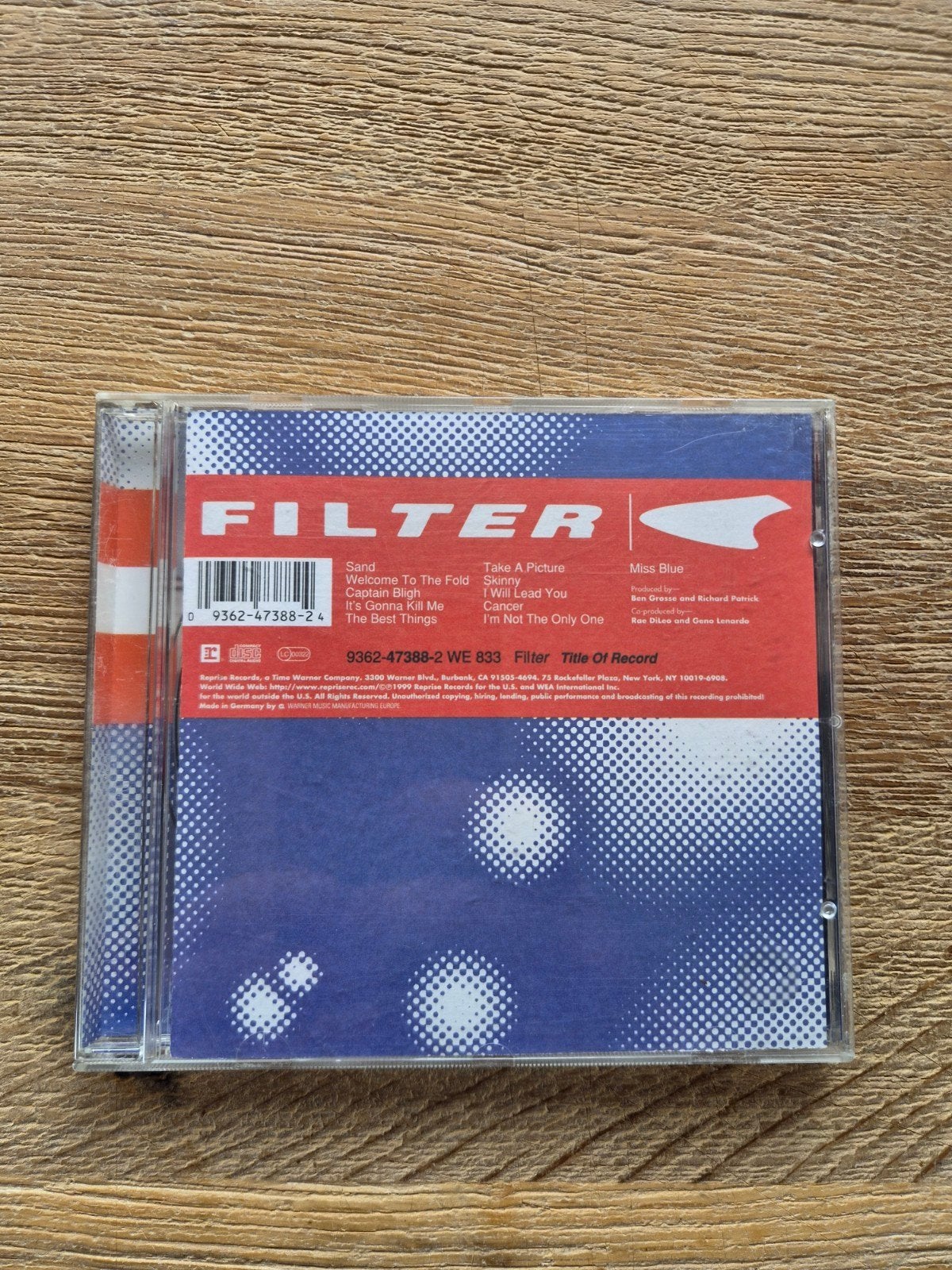 FILTRE - Filtre, Enlèvement ou Envoi, Utilisé