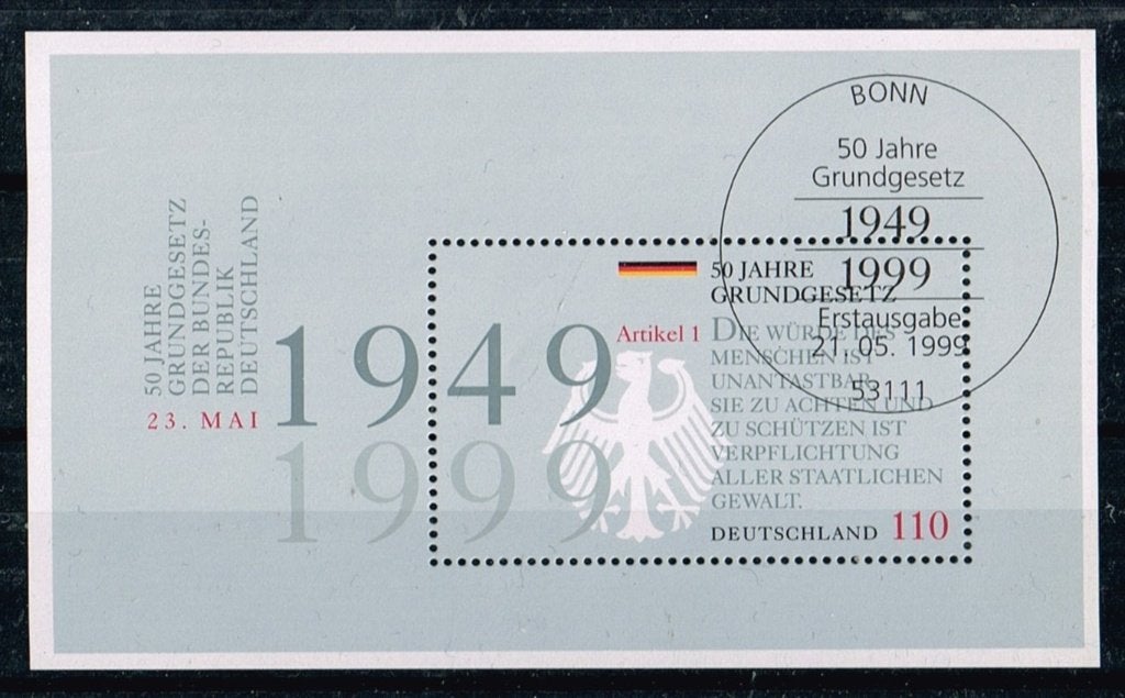 Postzegels uit Duitsland - K 6099 - basiswet, Postzegels en Munten, Postzegels | Europa | Duitsland, Verzenden, Overige periodes