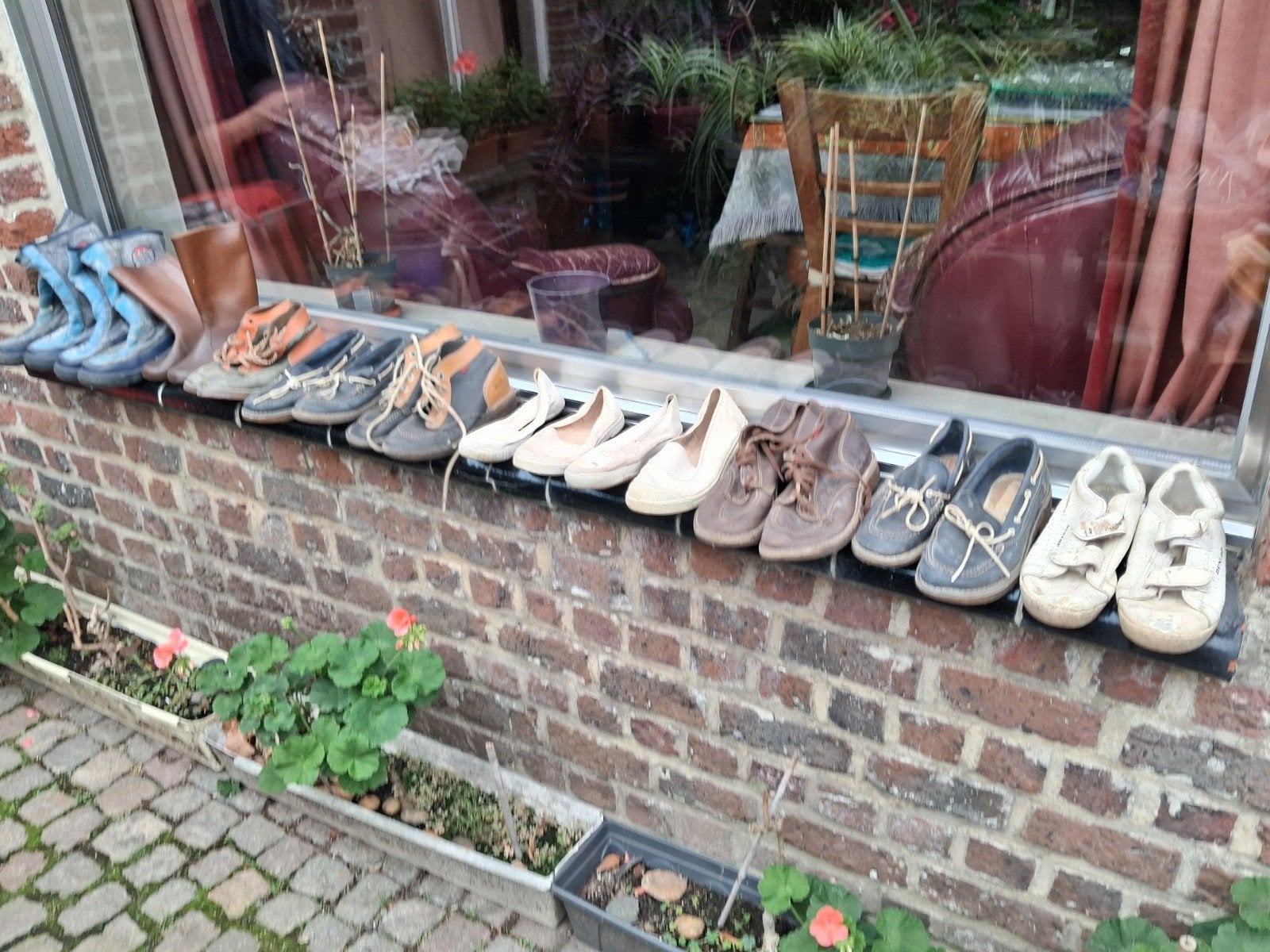 oude schoenen, Ophalen