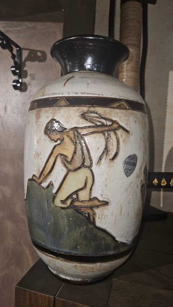 Vase grès Losson 40cm, Antiquités & Art, Enlèvement