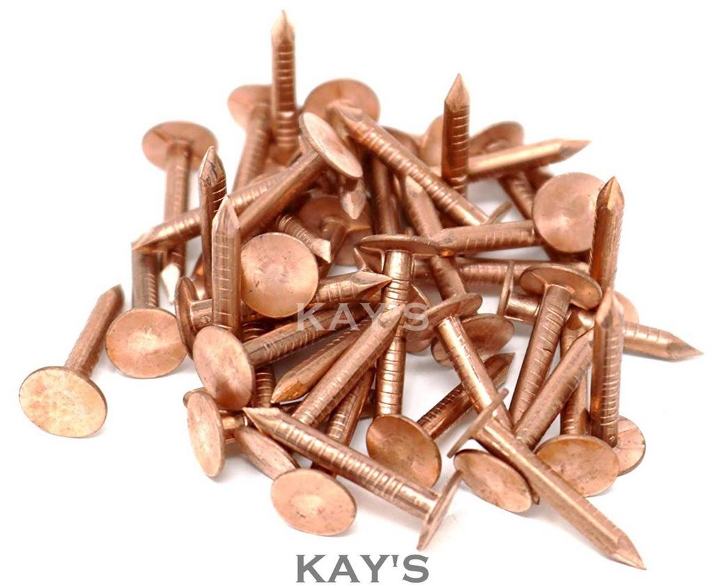 50X Set Koperen daknagels 40mm x 2.65mm 50 stuks leiennagels, Ophalen of Verzenden, Nieuw