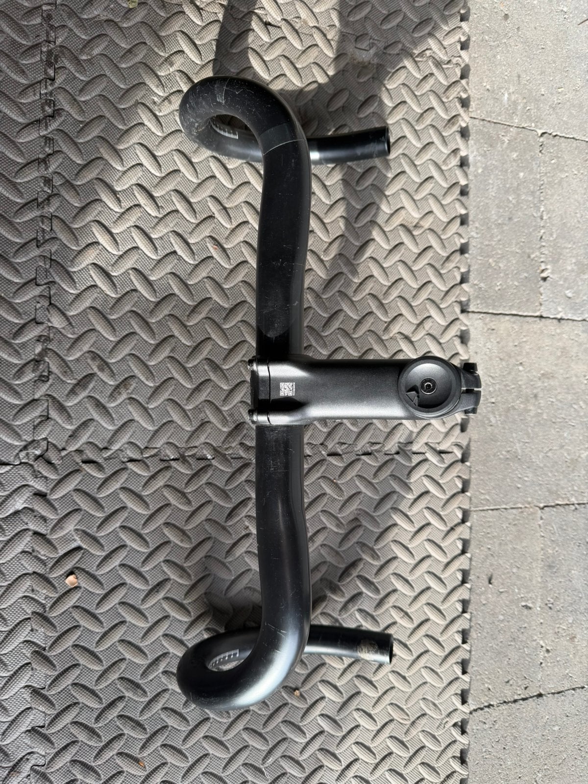 Volant de vélo de route en carbone Ritchey + potence Canyon, Vélos & Vélomoteurs, Vélos Pièces, Guidon, Carbone, Enlèvement