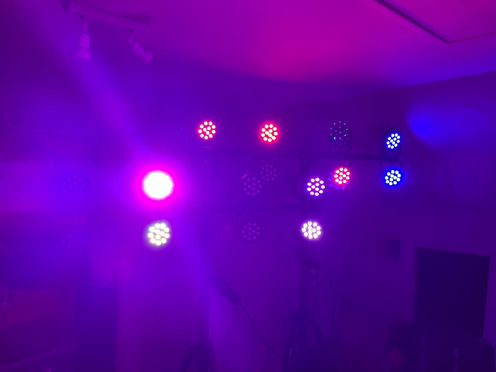 Complete lichtset DMX, Muziek en Instrumenten, Ophalen, Zo goed als nieuw, Licht, Stroboscoopeffect