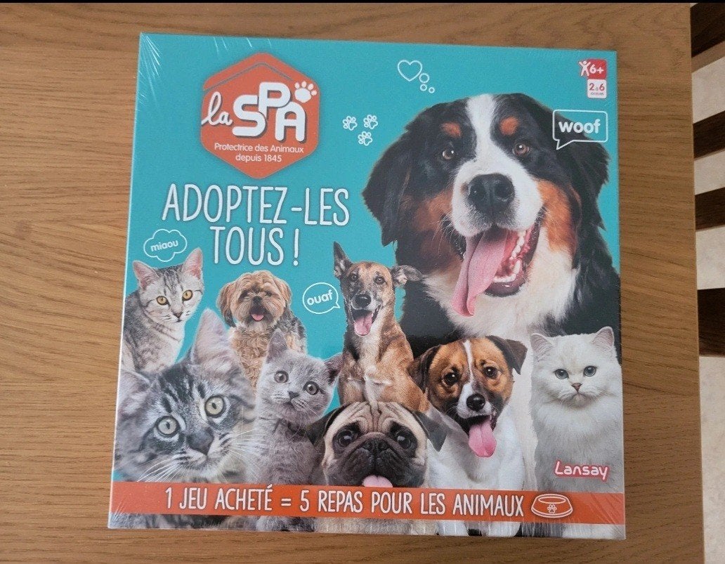 Jeu SPA adoptez-les, Enlèvement ou Envoi