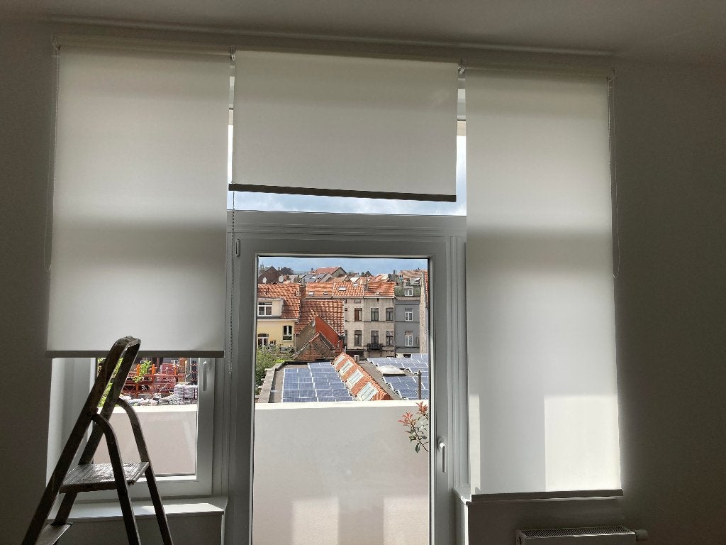 Store enrouleur - translucide, Maison & Meubles, Ameublement | Rideaux & Stores à lamelles, Comme neuf, 50 à 100 cm, Blanc, 150 à 200 cm