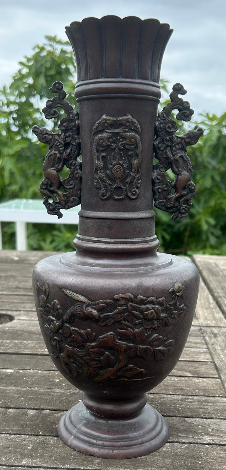 Vase asiatique authentique de la fin du XIXe siècle, Antiquités & Art, Antiquités | Vases, Enlèvement