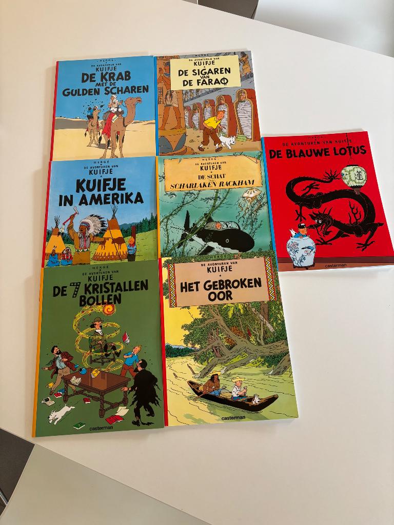 7x AVONTUREN VAN KUIFJE STRIPS/ Z.G.A.N., Ophalen of Verzenden, Kuifje